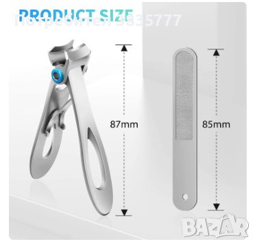 Голяма професионална нокторезачка за дебели нокти и пила, снимка 3 - Продукти за маникюр - 43801292