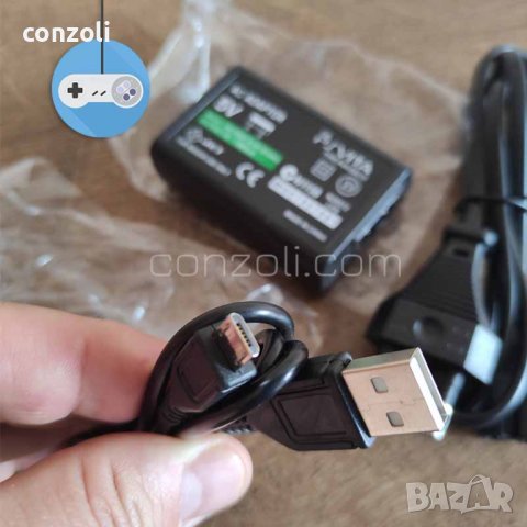 Зарядно устройство с USB кабел за PlayStation Vita PCH-2000 SLIM конзоли, снимка 4 - PlayStation конзоли - 36696433