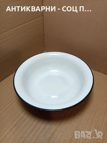 Соц Стара Емайлирана Руска Купа Легенче. НОМЕР 723., снимка 3 - Антикварни и старинни предмети - 53528259