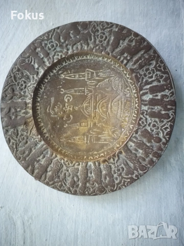 БРОНЗОВА ЧИНИЯ ЗА СТЕНА ЦЪРКВАТА СВЕТА СОФИЯ В ИСТАНБУЛ, снимка 5 - Антикварни и старинни предмети - 53512846