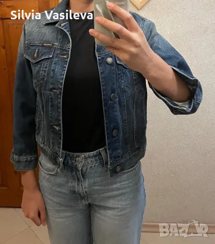 Дънково яке Calvin Klein, снимка 8 - Якета - 44939108