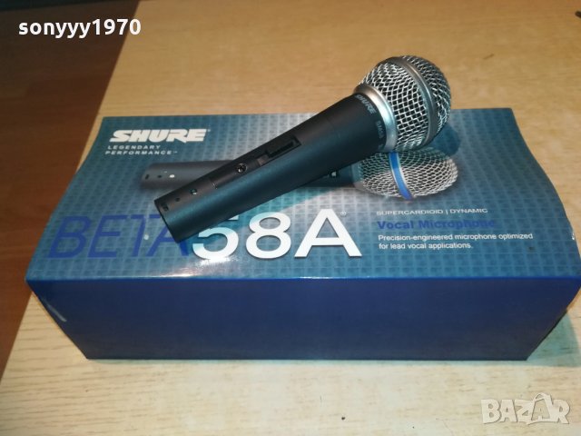 shure sm58-комплект, снимка 3 - Микрофони - 28850931