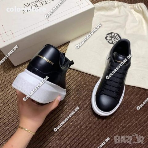 Черни кецове  Alexander McQueen , снимка 2 - Кецове - 37336055