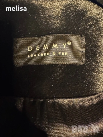 Demmy leather and fur яке/палто ОТ КОСЫМ, снимка 3 - Палта - 53380795