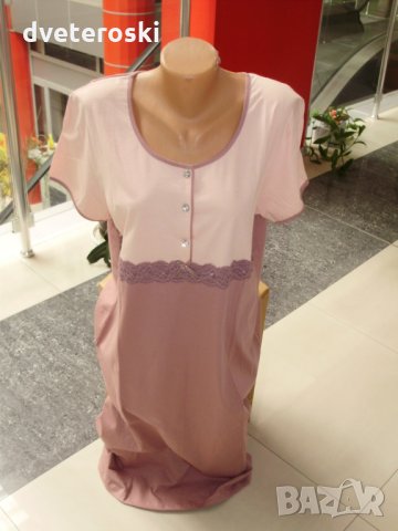 Нощница за лятото М размер с къс ръкав, снимка 9 - Нощници - 26343832