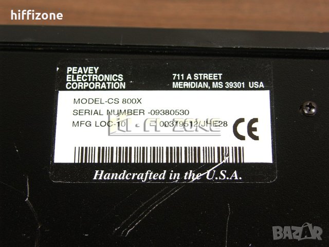  Стъпало Peavey cs-800x , снимка 12 - Ресийвъри, усилватели, смесителни пултове - 43377118