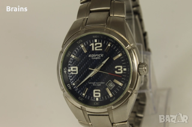 Мъжки Стоманен Кварцов Часовник CASIO Edifice EF-125, снимка 3 - Мъжки - 52509744