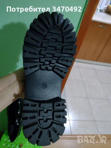 Черни дамски обувки , снимка 5 - Дамски ежедневни обувки - 51964463