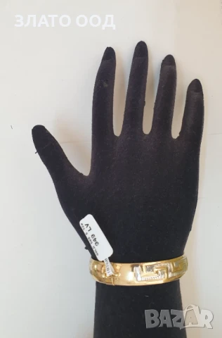 ДЕТСКИ ЗЛАТНИ ГРИВНИ Белезник и С ПЛОЧКА -14К, снимка 6 - Гривни - 16596851