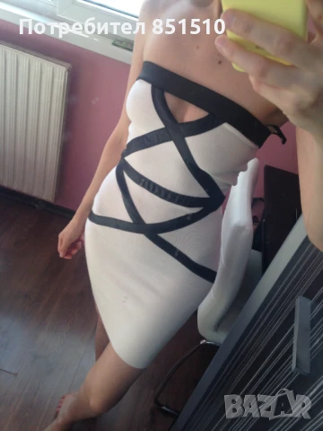 Дамска нова бандажна рокля BEBE XS