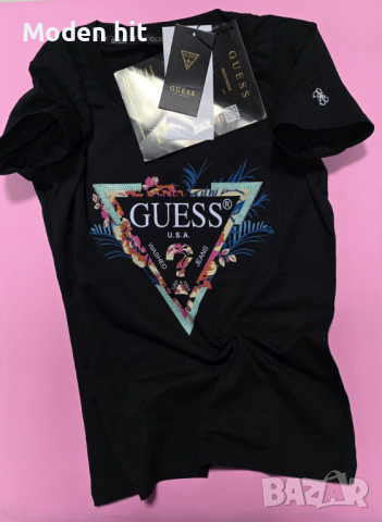 GUESS дамски тениски висок клас реплика, снимка 2 - Тениски - 44860154