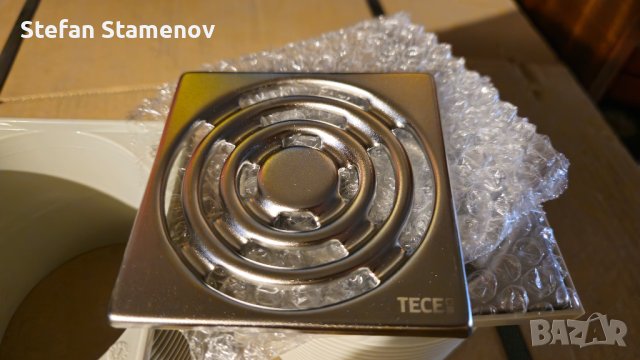 Горна част с капачка за точков сифон за баня TECE drainpoint S 110, снимка 1 - ВИК - 44104476