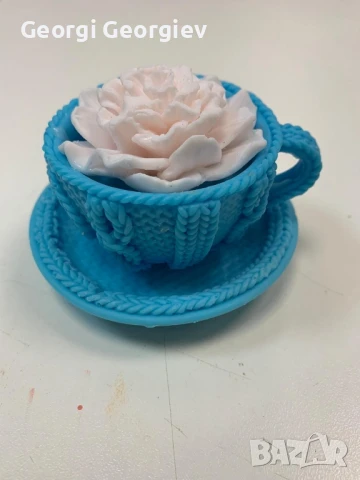 цветя изработени с качествени материали от глицеринов ароматен сапун , снимка 16 - Декорация за дома - 50807971