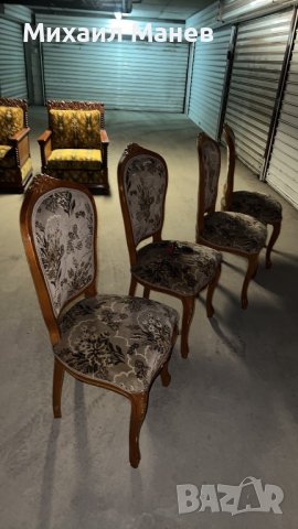 Ретро столове дърворезба, снимка 3 - Столове - 43452838