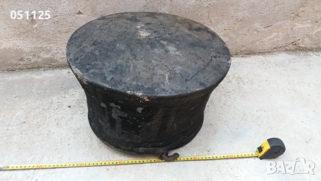 отличен възрожденски кован казан, бакър съд за варене на курбани 40 литра, снимка 17 - Антикварни и старинни предмети - 38365271