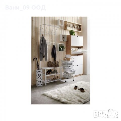 185 см Стоманена закачалка с етажерка за обувки, снимка 7 - Закачалки - 33491590