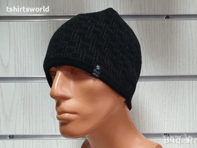 Нова зимна шапка MAREX с геометрична шарка, снимка 5 - Шапки - 47936283