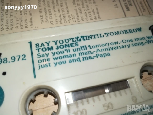 TOM JONES-ORIGINAL TAPE 1508251715, снимка 11 - Аудио касети - 51377767