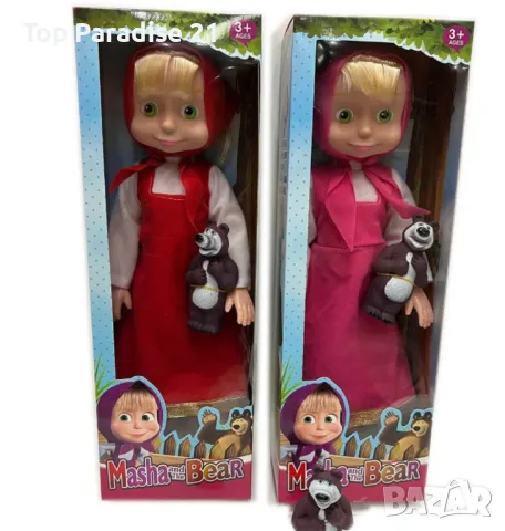 Голяма музикална детска кукла Маша от Маша и Мечокът, снимка 2 - Кукли - 47939849