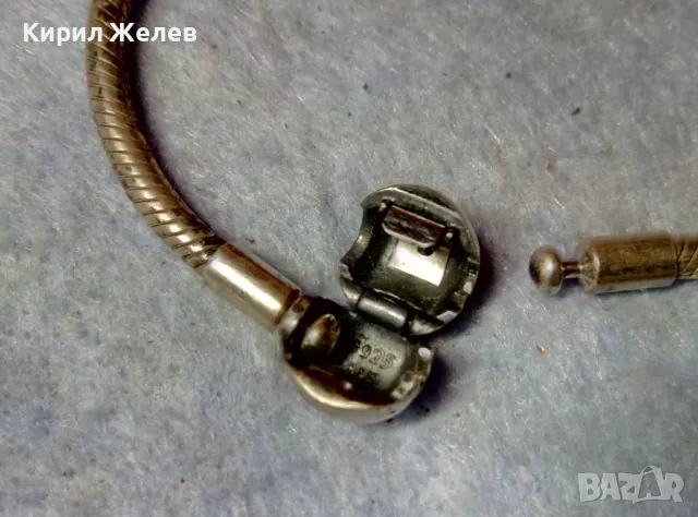 ПАНДОРА Бутикова МАРКОВА СРЕБЪРНА ГРИВНА СРЕБРО S925 ALE PANDORA 15570, снимка 7 - Гривни - 48485928