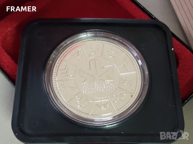 1 сребърен долар 1978 година Канада Елизабет II сребро в ТОП качество, снимка 3 - Нумизматика и бонистика - 35285097