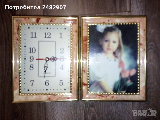 Часовник с рамка за снимка, снимка 5 - Други - 43091136