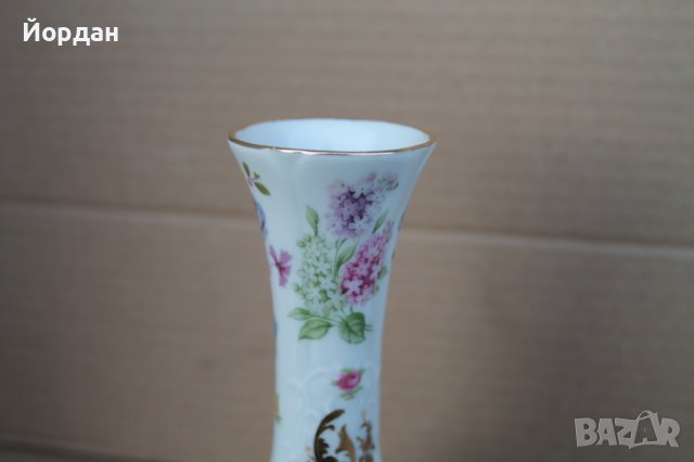 Френска порцеланова ваза ''Limoges'', снимка 2 - Антикварни и старинни предмети - 43479222