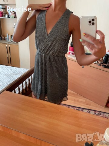 Официална рокля в сребърно, снимка 11 - Рокли - 33632536