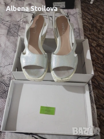 Разменям сребристи и черни нови обувки , снимка 7 - Дамски ежедневни обувки - 53422939