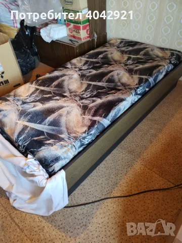 Единично легло с матрак 