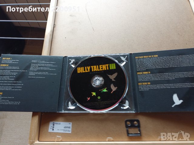 BILLY TALENT, снимка 3 - CD дискове - 36912986