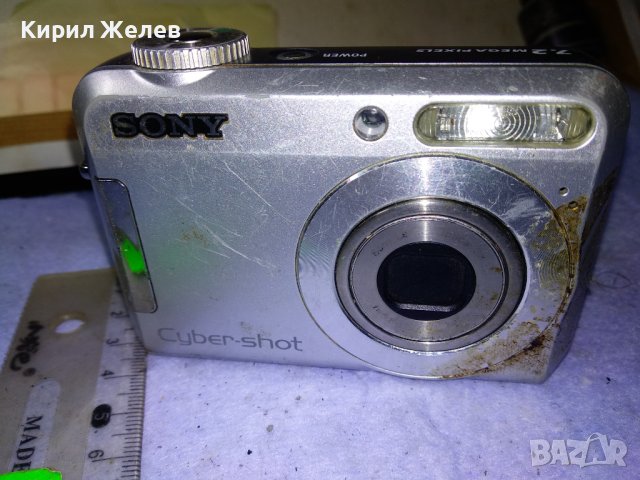 SONY Syber-shot DSC-S650 7.2 MEGA PIXELS Стар КОЛЕКЦИОНЕРСКИ ЦИФРОВ ЯПОНСКИ ФОТОАПАРАТ СОНИ 24100, снимка 2 - Фотоапарати - 43506324