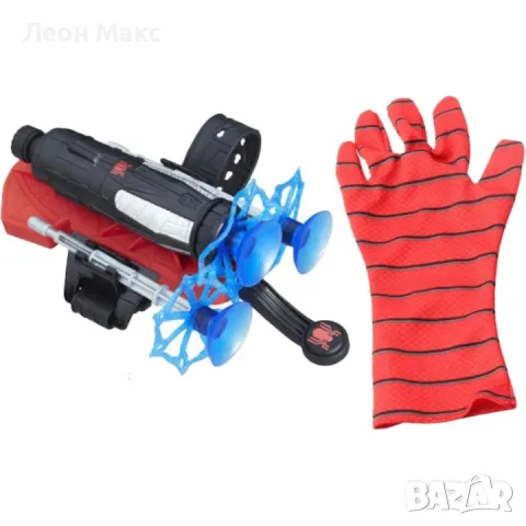 Ръкавица Спайдърмен с изтрелвачка гумени стрели, снимка 3 - Други - 48421437
