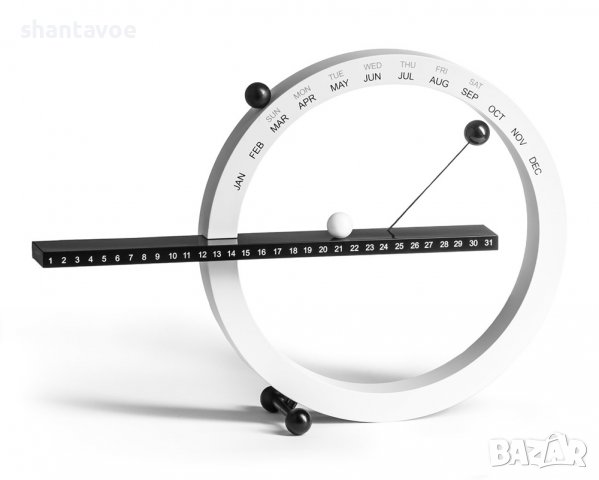 Вечен магнитен календар за стена или бюро