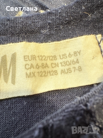Рокля H&M 6-8 години, снимка 5 - Детски рокли и поли - 51944574