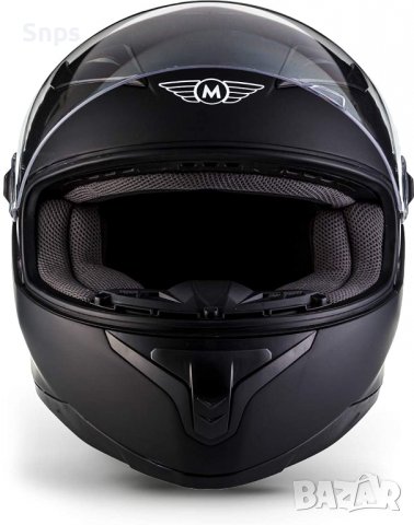 Каска за Скутер Cruiser, черен мат, M (57-58cm), снимка 4 - Аксесоари и консумативи - 36629003