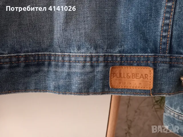Мъжко дънково яке PULL&BEAR, снимка 5 - Якета - 48248284