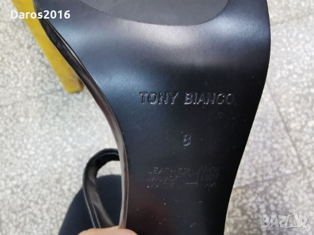 Страхотни дамски сандали с ток Tony Bianco 38 номер, снимка 6 - Дамски обувки на ток - 35469324
