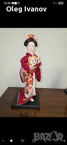 японска кукла самурайски водач и гейша, снимка 8 - Кукли - 53243896