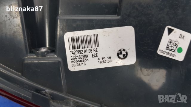 BMW F22 F23 F87 LED Десен стоп фейслифт БМВ 2 Серия Ф22 Ф23, снимка 3 - Части - 28328831