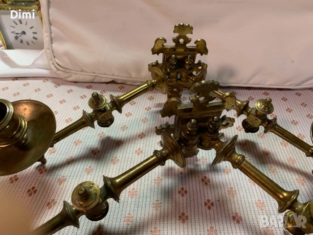 Свещници за пиано - уникално красиви Германия ок. 1840, снимка 5 - Антикварни и старинни предмети - 52367156