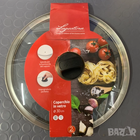 Стъклен капак LAGOSTINA, снимка 2 - Други - 52038360
