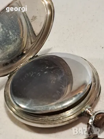 швейцарски сребърен джобен часовник Levrette , снимка 12 - Антикварни и старинни предмети - 47667487