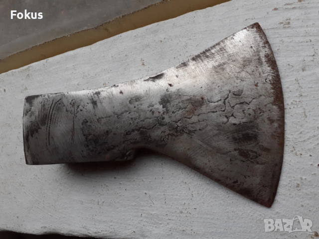Голям масивен топор Adler брадва секира, снимка 4 - Антикварни и старинни предмети - 53498760