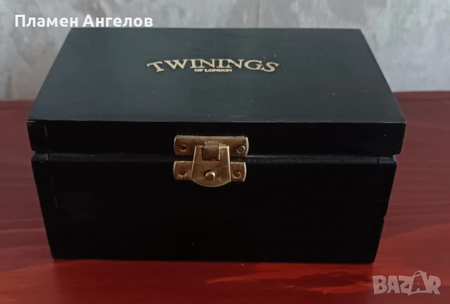 Дървена кутия от чай Twinings, снимка 1