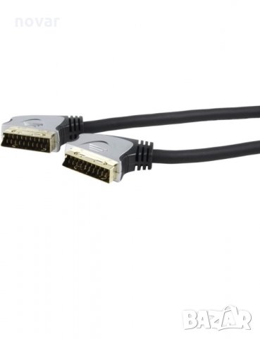 Скарт кабел 1,50м Scart cable HQ Silver Series позлатен , снимка 2 - Други - 34579064