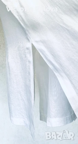 Бял ленен елек, снимка 4 - Корсети, бюстиета, топове - 50578592