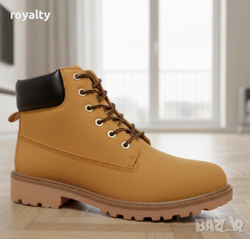 Мъжки боти в цвят камел