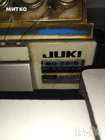 Оверлог 4 конечен juki, снимка 2 - Други машини и части - 43723648