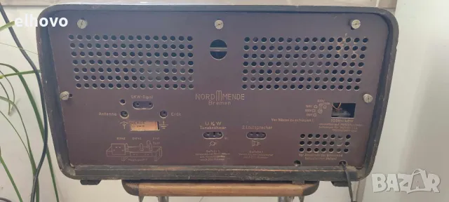 Старо лампово радио Mende Typ 258 W, снимка 7 - Антикварни и старинни предмети - 48893383